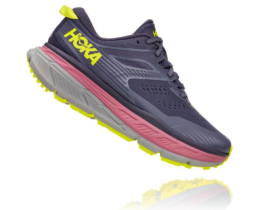 Tenis Hoka One One Trail Mujer Azul Marino - Stinson Atr 6 - EVHF49301